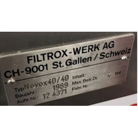 Пресс фильтр Filtrox-Werk