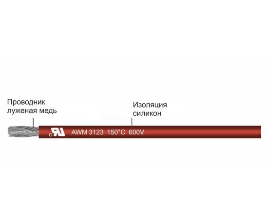 Кабель AWG 18 диаметр 2,71мм