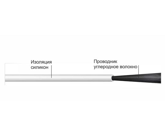 Греющий кабель из углеродного волокна 3,5 мм