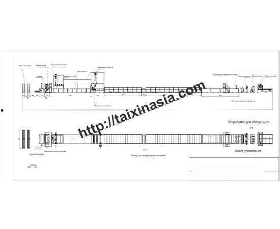 Линия производства стеклопластиковых листов